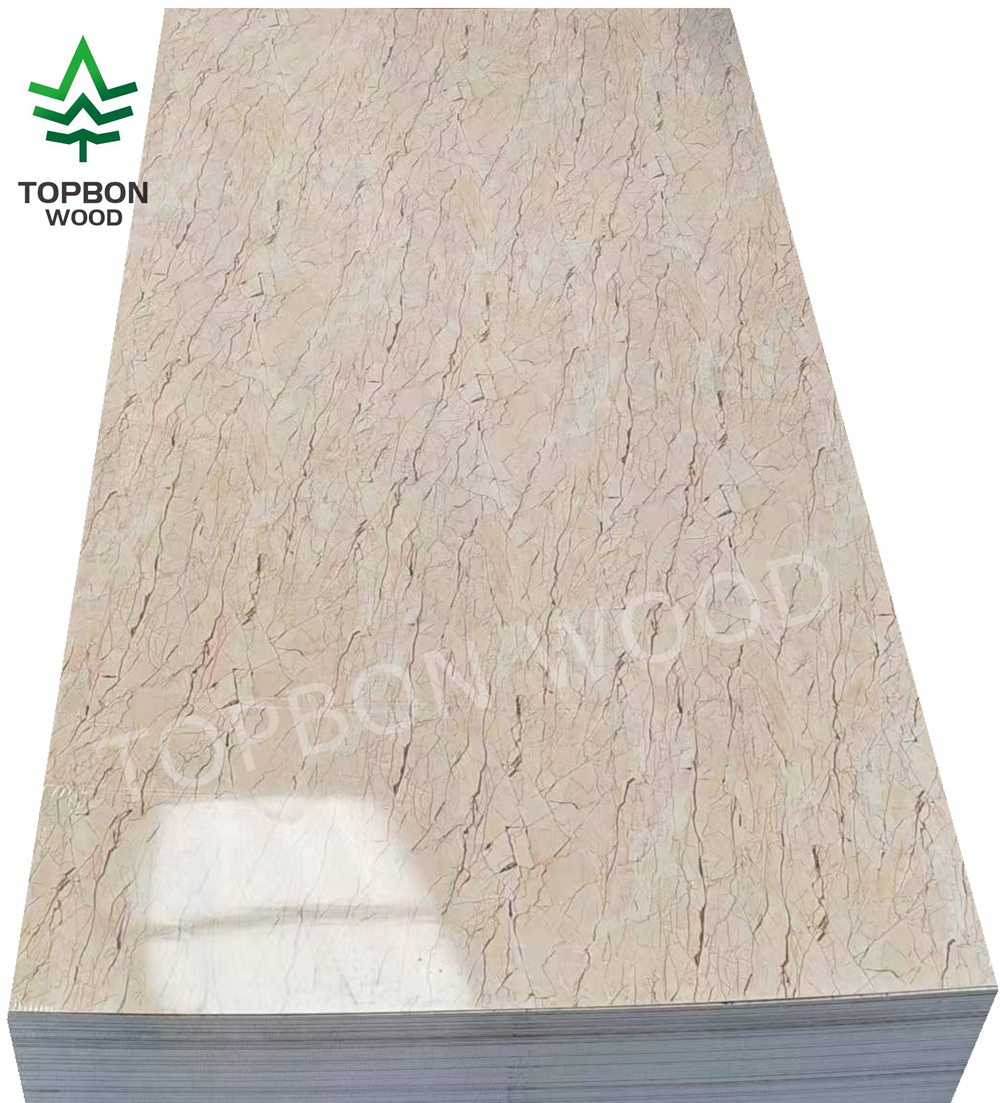 High Glossy PVC UV Marble Sheet for Decoration