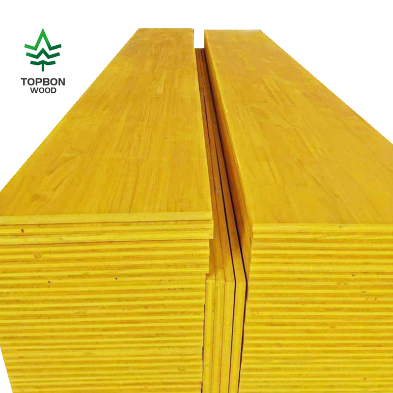 Pine Wood Concrete Plywood Formwork Panel 21mm 27mm Waterproof 3-Ply Yellow Shuttering Panel
