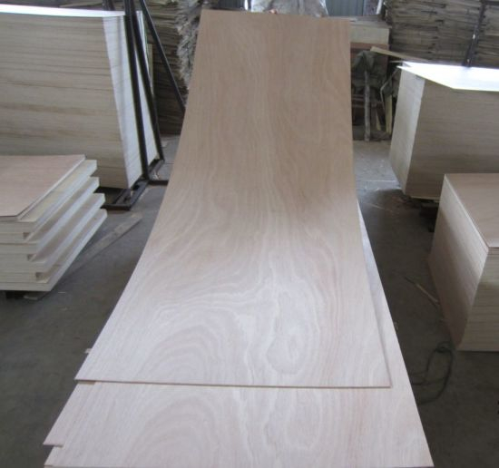 1220X2440mmx 4.6mm Thin Okoume Door Skin Plywood