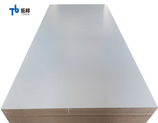 White Color Melamine Faced MDF with Nice quality