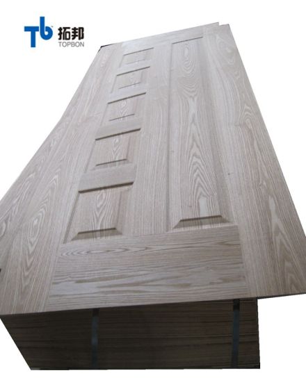 Low Price Oak Wood Veneer Moulding Press Door Skin Panel