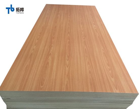 High Quality Woodgrain Melamine MDF Board with Wholesale Price