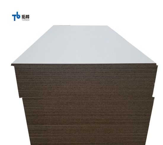 18mm White Melamine Chipboard for Furniture Usage