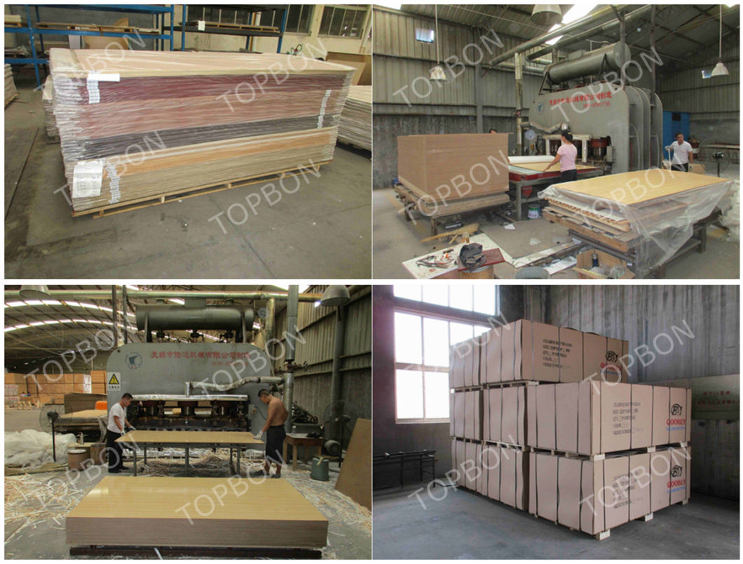 Various Colors Melamine Faced MDF Board for Furniture Usage