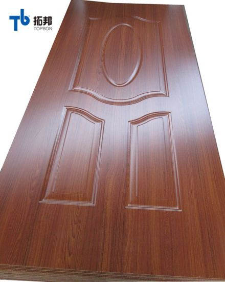 Melamine Laminated HDF Skin for Door Use