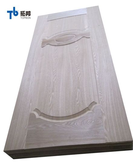 Natural Veneer Wood Exterior Door Skin for Foreign Market