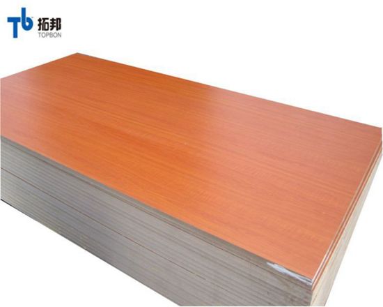 Various Colors Melamine Faced MDF Board for Furniture Usage
