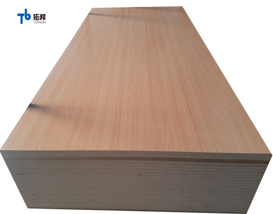 High Quality 3mm Melamine MDF Board for Furniture Manufacturing