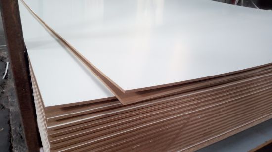 Melamine White MDF/Melamine Faced MDF with Good Quality