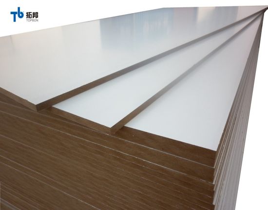 High Quality 3mm Melamine MDF Board for Furniture Manufacturing