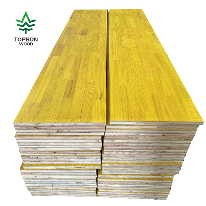 Pine Wood Concrete Plywood Formwork Panel 21mm 27mm Waterproof 3-Ply Yellow Shuttering Panel