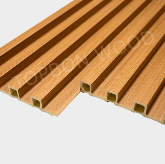 Interior Usage Wooden Grain Pvc Wpc Wall Panels