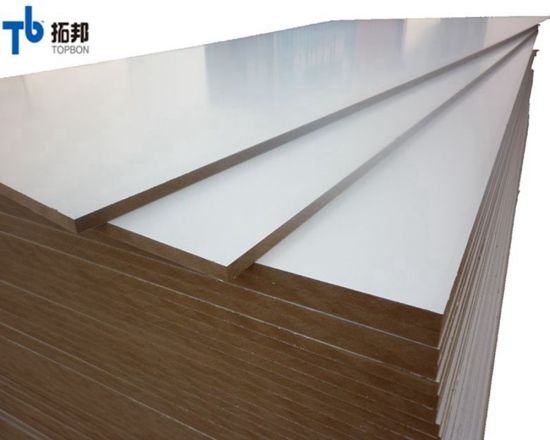 White Color Melamine MDF Board with High quality