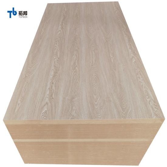 Low Price Woodgrain Melamine MDF Board for Furniture Manufacturing
