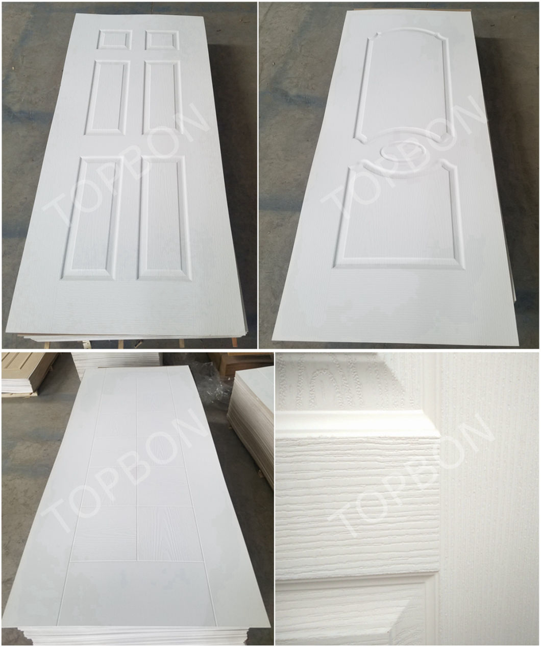 White Primer Interior Door Skin for Overseas Market