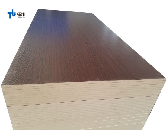 Wholesale Price Melamine Coated MDF Woodgrain Color MDF