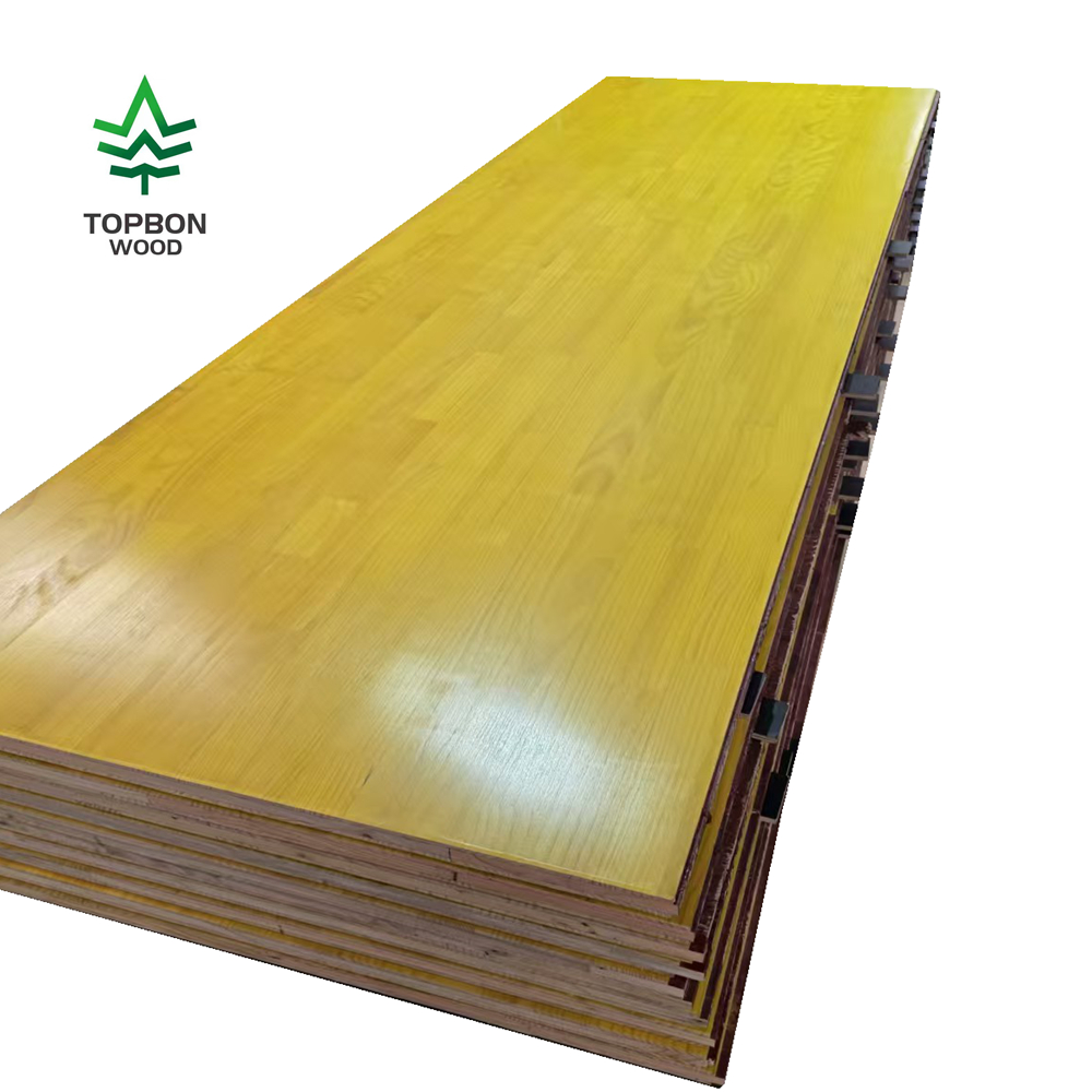 Pine Wood Concrete Plywood Formwork Panel 21mm 27mm Waterproof 3-Ply Yellow Shuttering Panel